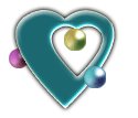 Gif animé coeur vert